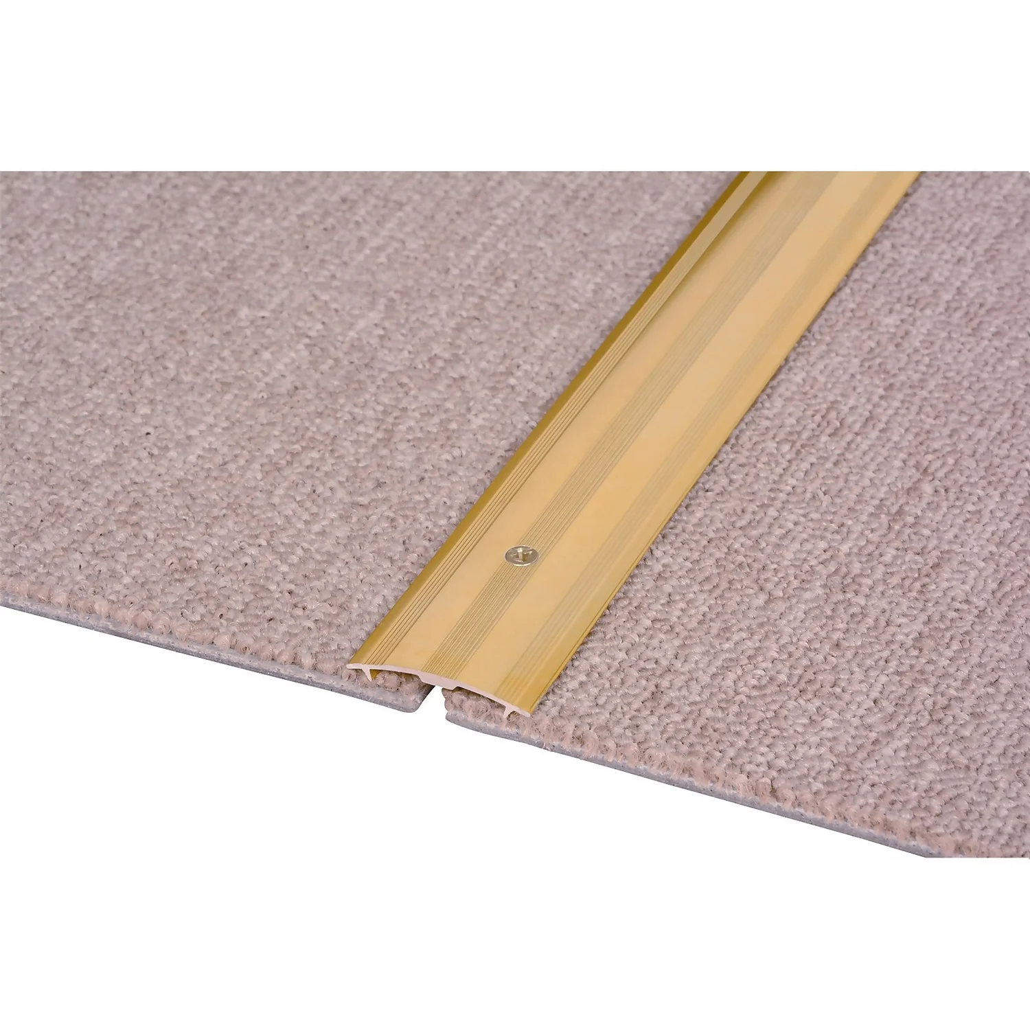 Vitrex Cover Strip Carpet To Carpet Edge - Gold 1800mm - Image 2