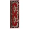 Maestro Medallion Red Rug - 67 X 200cm