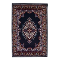 Maestro Medallion Navy Rug - 120 X 170cm