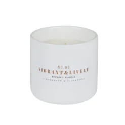 Lemongrass & Cedarwood Ceramic Candle