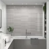 None Manhattan White Ceramic Wall Tile 250 X 400mm