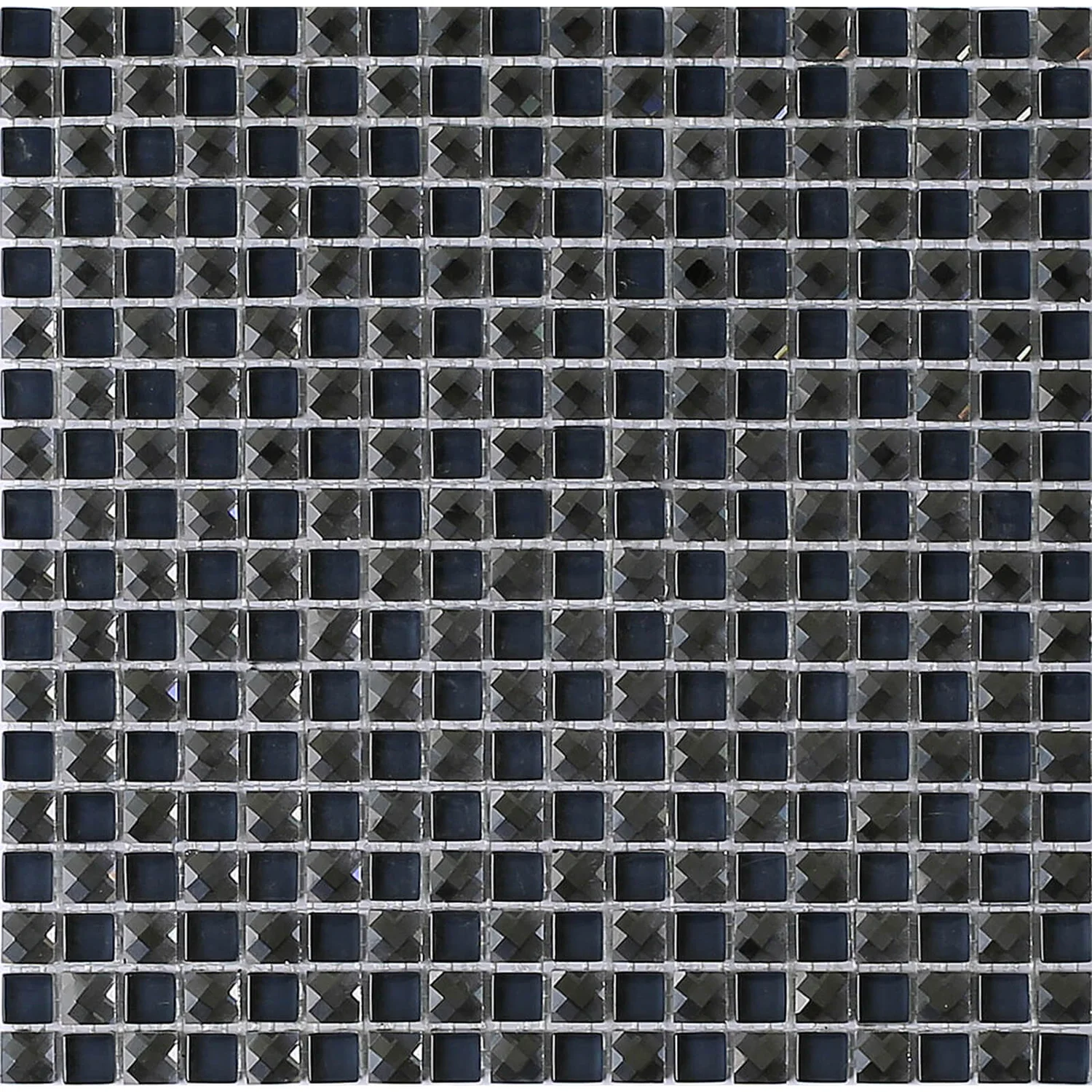 House Of Mosaics Black Jewel Mosaic Tile - 300 X 300mm - Image 2