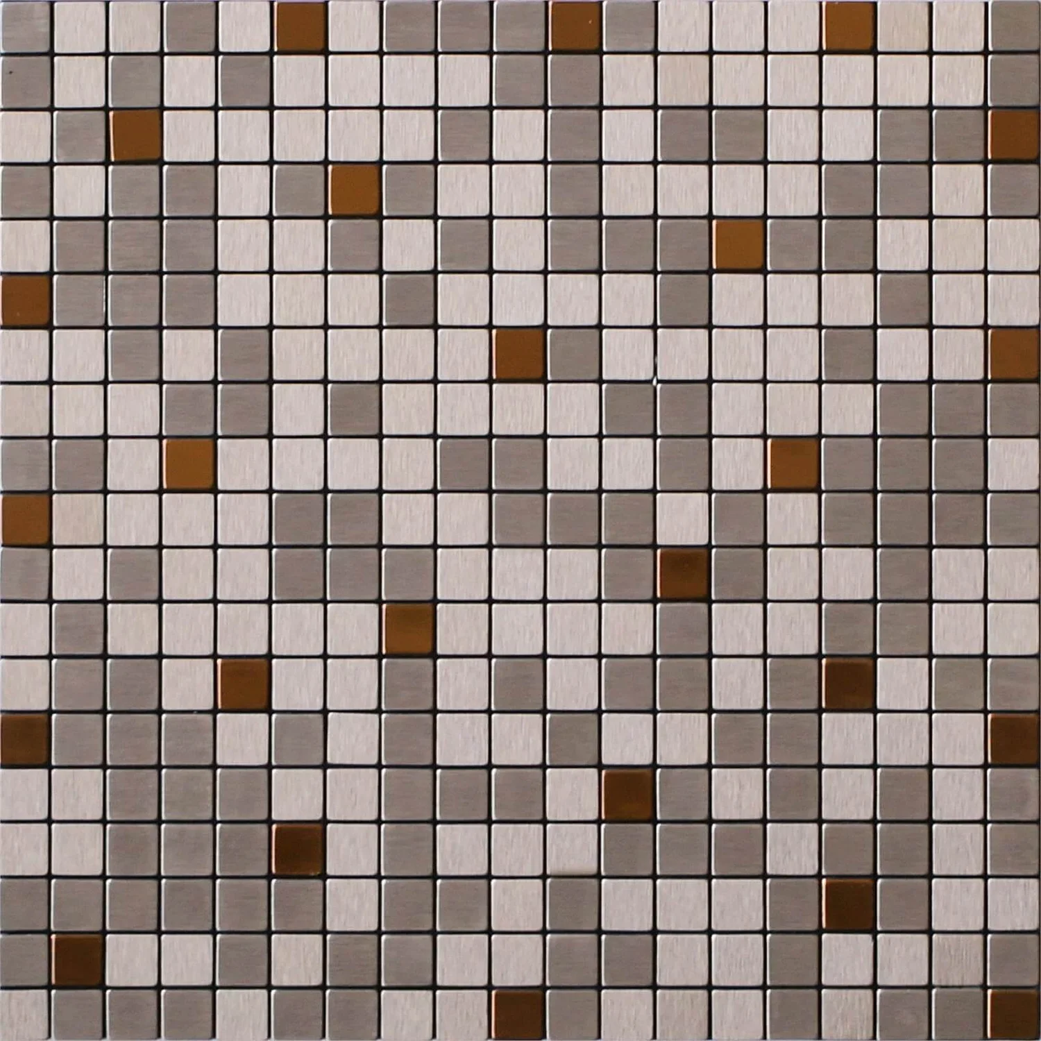 House Of Mosaics Riyadh Bronze Mosaic Tile (Self-Adhesive) - 305 X 305mm - Image 2