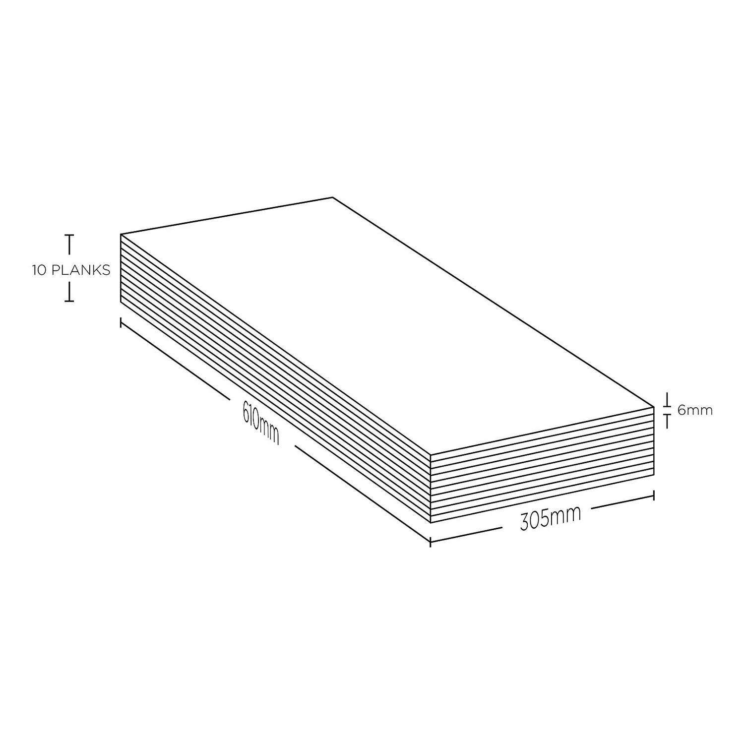 Kraus Rigid Core Luxury Vinyl Floor Tiles - Parson - Image 3