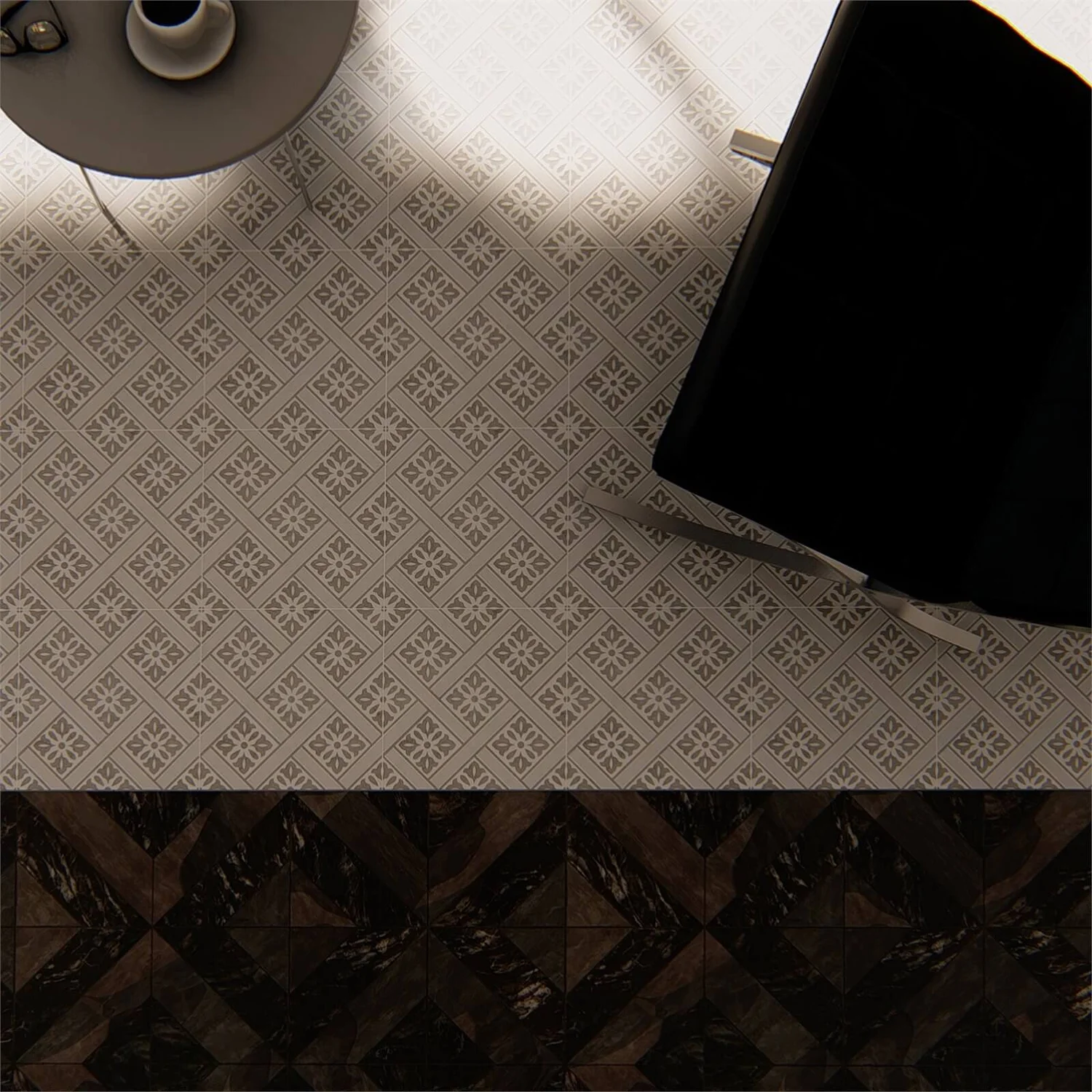 None Windsor Ceramic Wall & Floor Tile 330 X 330mm - 1sqm Pack - Image 2