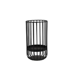 Tall Wire Candle Holder - Black
