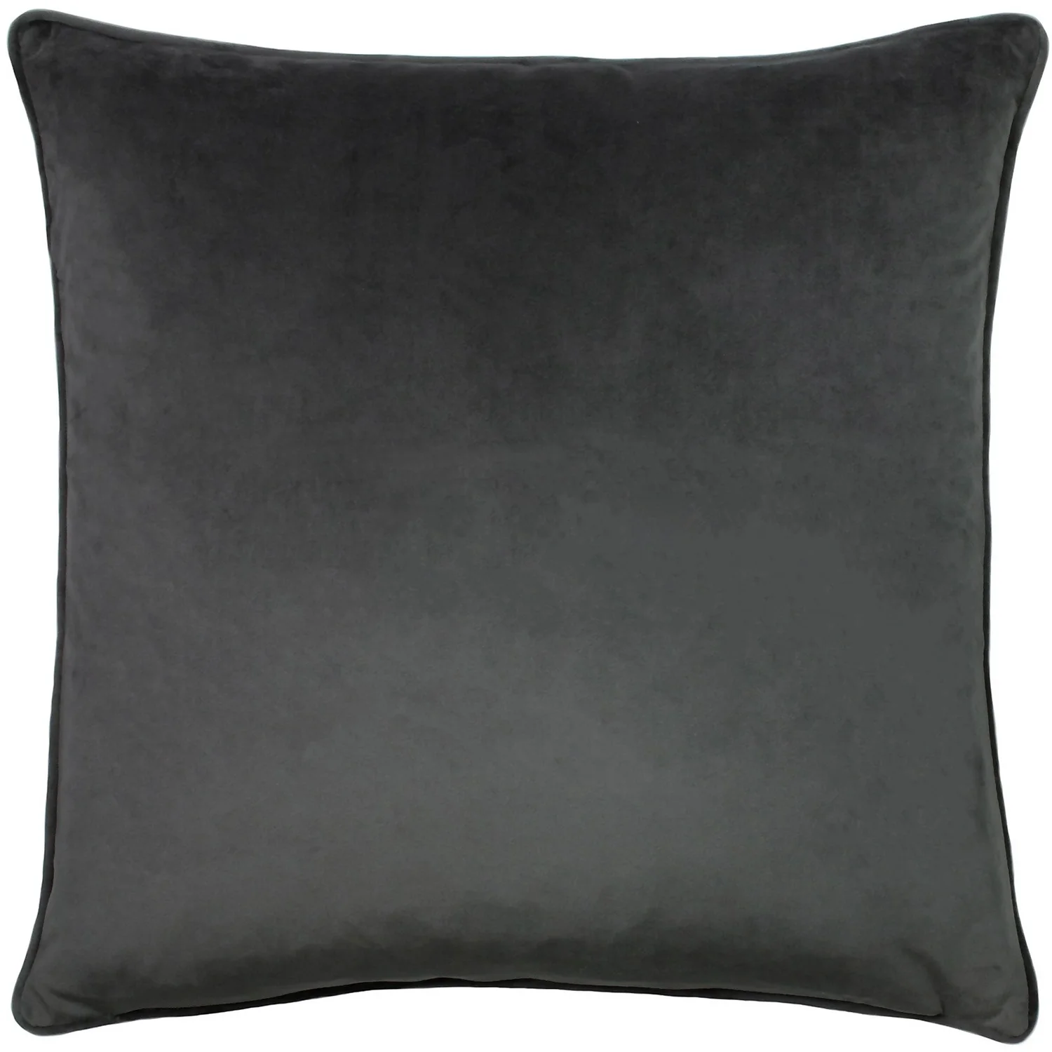 Bee Embroidered Velvet Cushion - Charcoal - Image 3