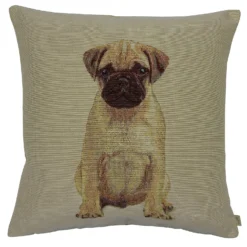None Pug Tapestry Cushion - 45x45cm