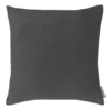 Country Living Velvet Linen Cushion - 45x45cm - Dark Grey