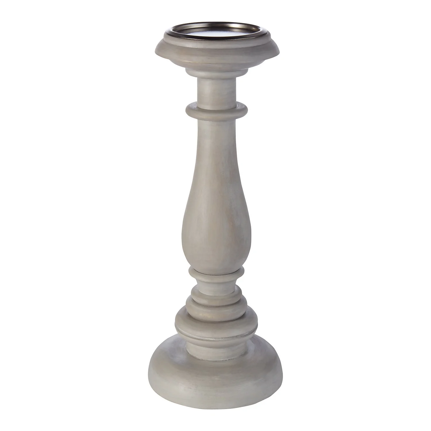 Country Living Wooden Pillar Holder - Large