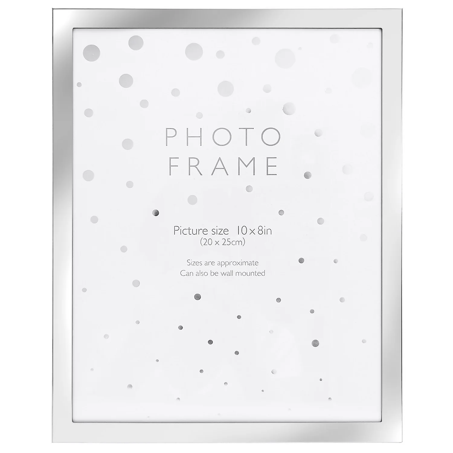 Elegant Metal Photo Frame 10x8 - Silver