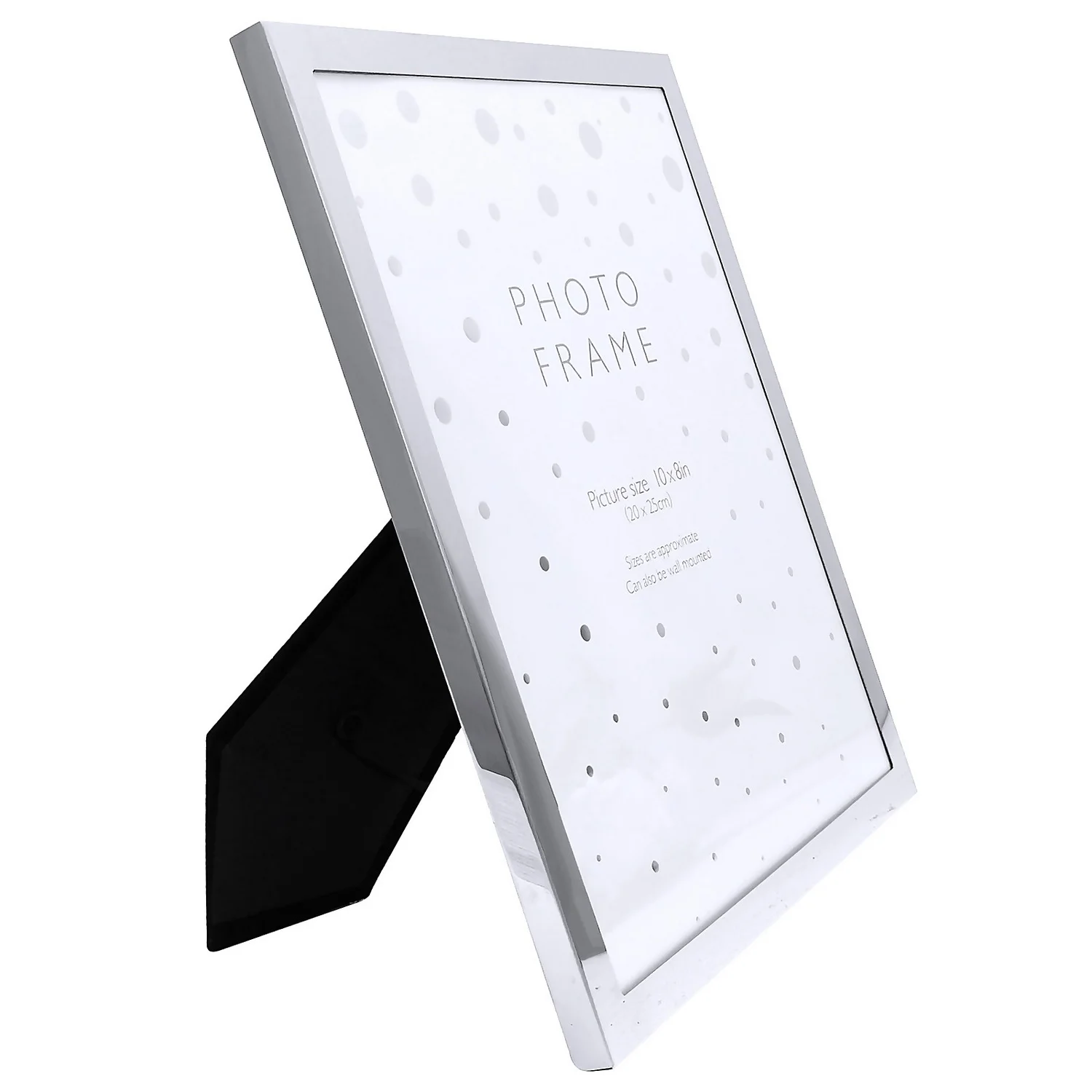 Elegant Metal Photo Frame 10x8 - Silver - Image 2