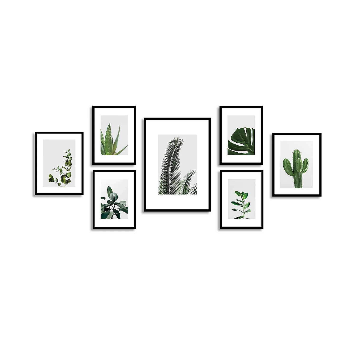 Set Of Gallery Frames 7pcs Black