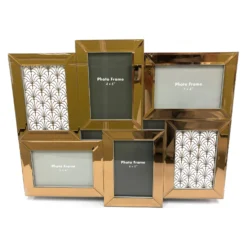 Bevelled Multi Aperture Frame - Rose Gold