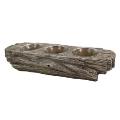 None Wood Tealight Holder
