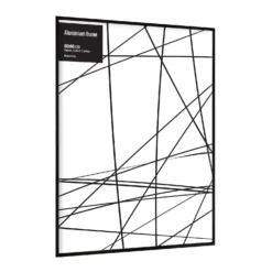 Aluminium Photo Frame - 60x80cm - Black