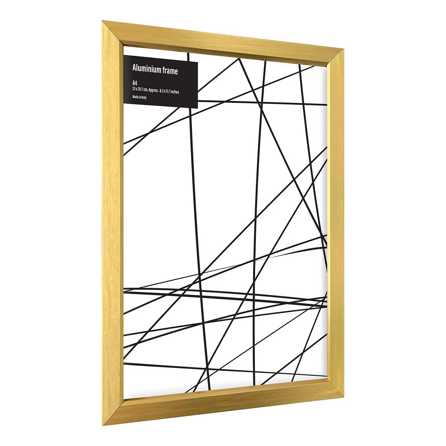 Aluminium Photo Frame - A4 - Gold