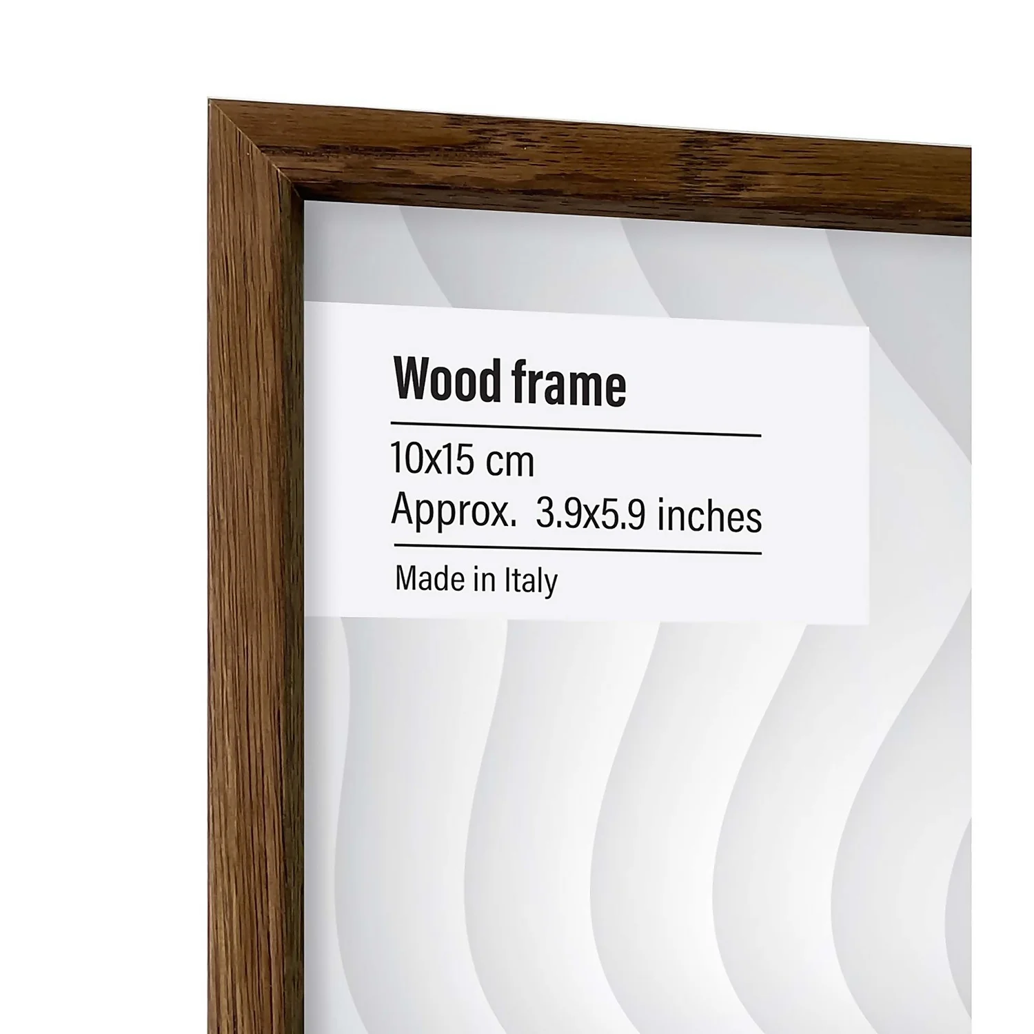 Wood Photo Frame - Set Of 2 10x15cm - Walnut - Image 2