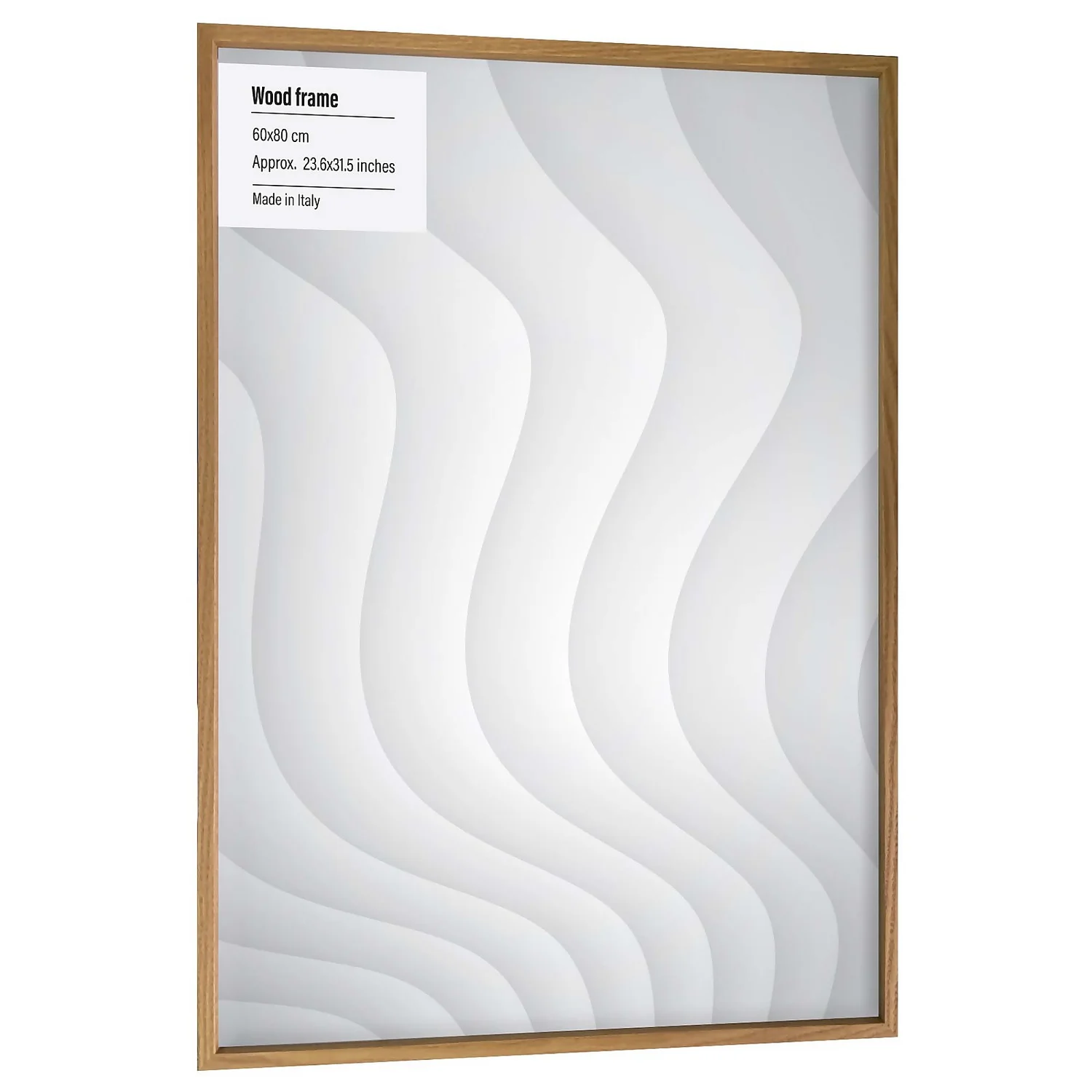 Wood Photo Frame - 60x80cm - Oak