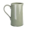 Crackle Effect Jug - Sage