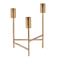Gold Tripod Candle Holder