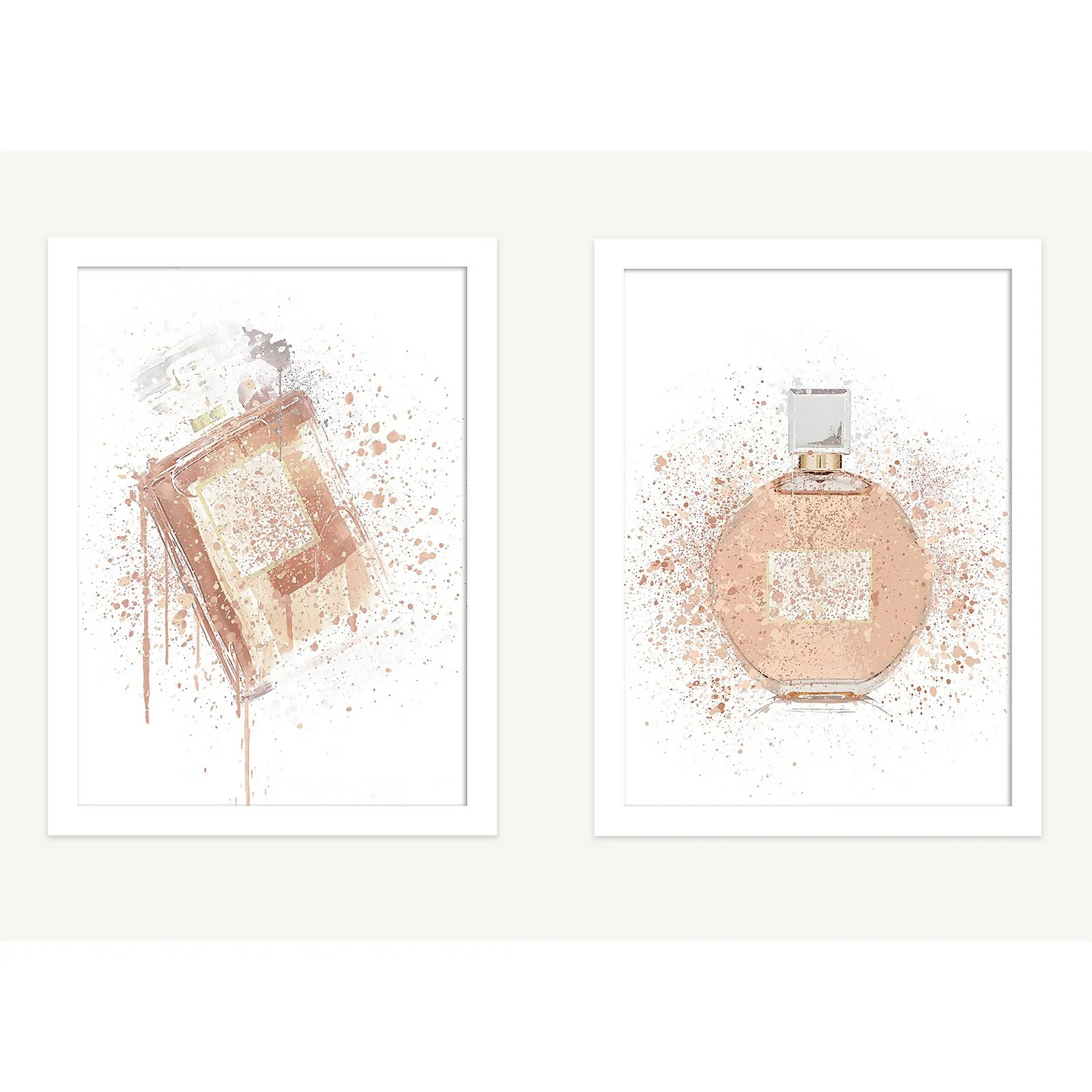 Perfume Framed Prints - Set Of 2 - 40x30cm