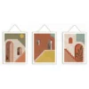 Moroccan Hanging Prints - Set Of 3 - 40x30cm