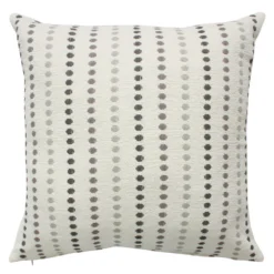 Chenille Cushion - Grey Spot - 50x50cm