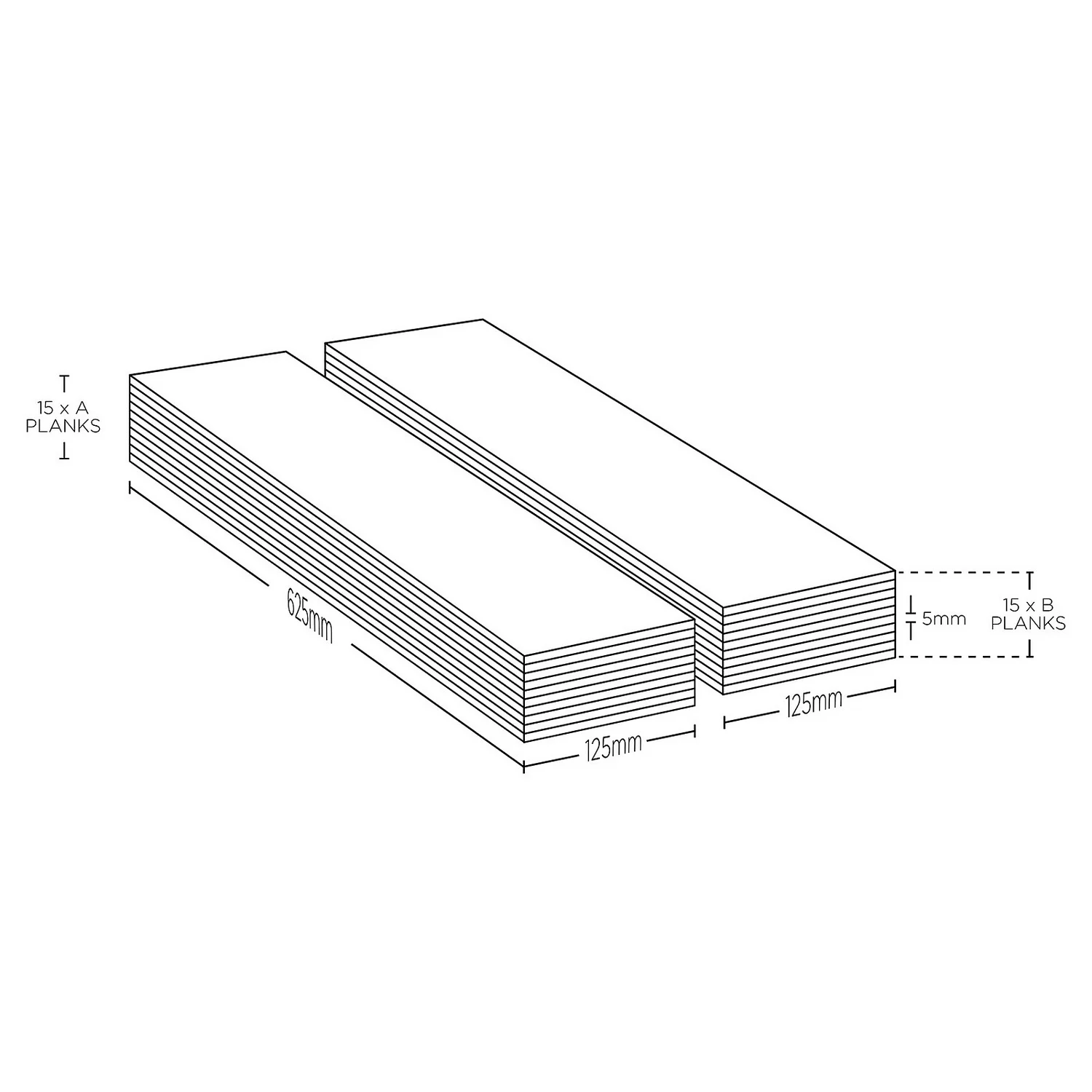 Kraus Herringbone Luxury Vinyl Floor Tile Sample - Owsten Grey - Image 4