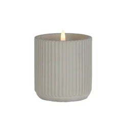 LED Concrete Candle - Grey