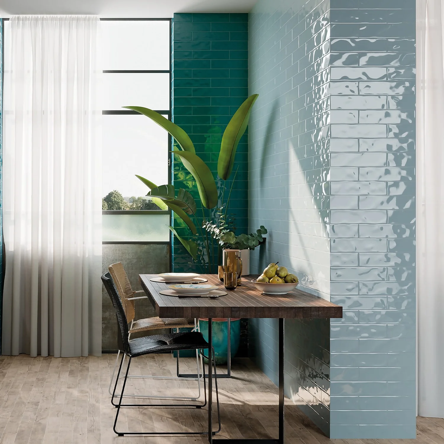 Marquis Ancien Blue Porcelain Tile (Sample Only) - 100 X 130mm - Image 4