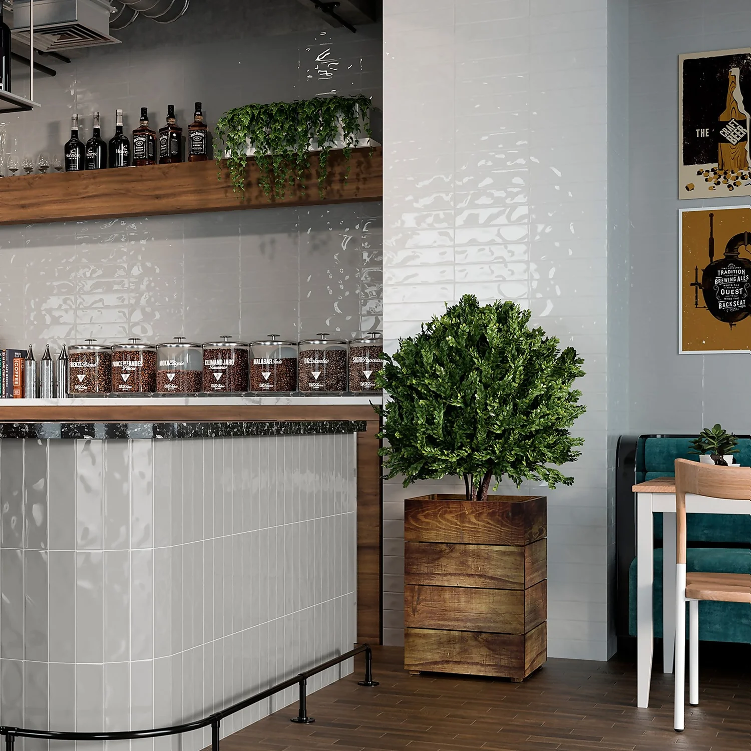 Marquis Ancien Neutral Porcelain Tile - 75 X 300mm - Image 4