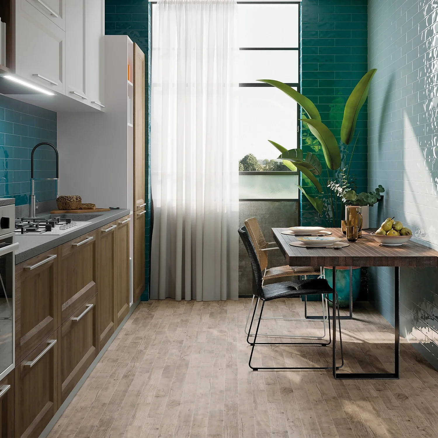 Marquis Ancien Green Porcelain Tile - 75 X 300mm - Image 4