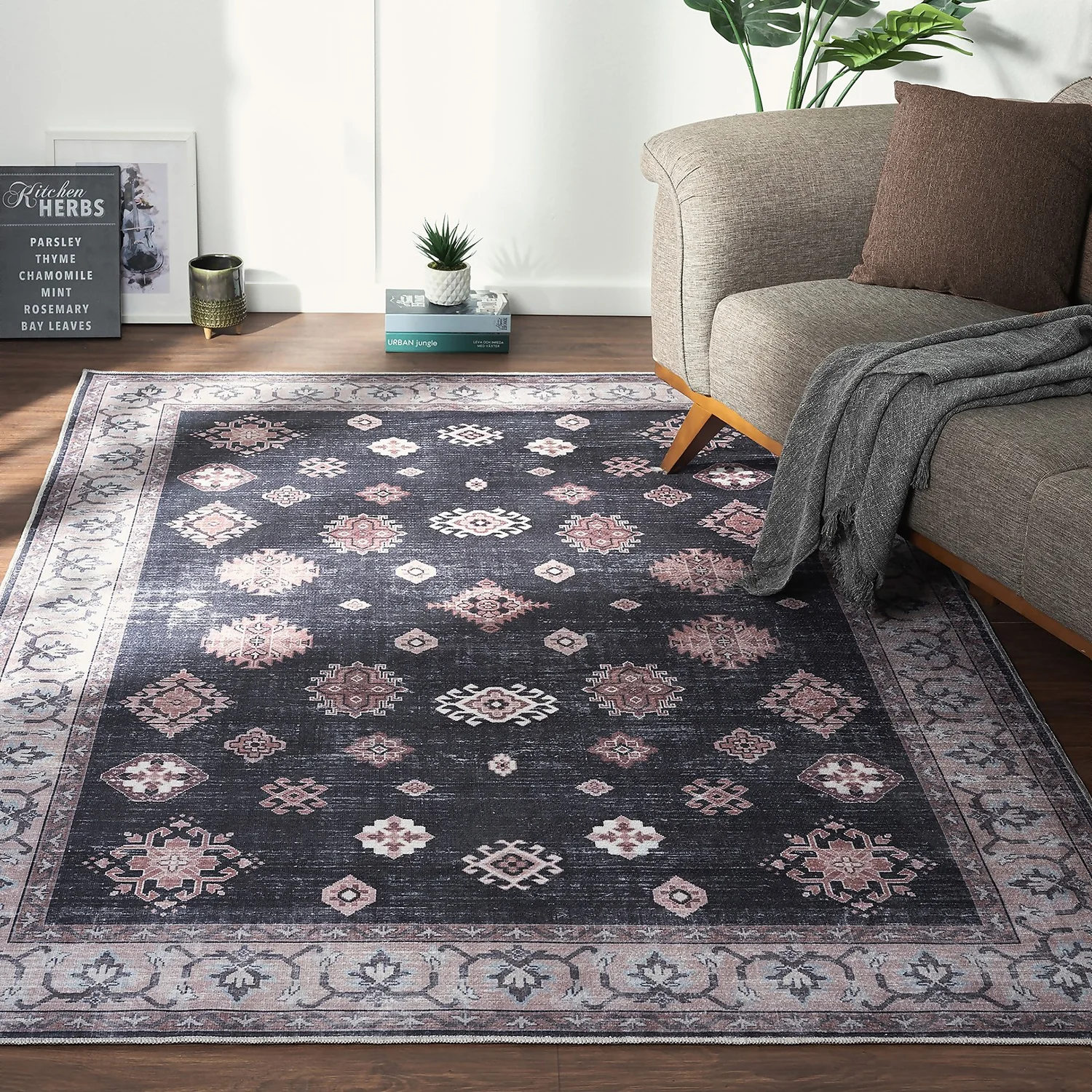 Persian Washable Farah Rug - 120x170cm - Image 2