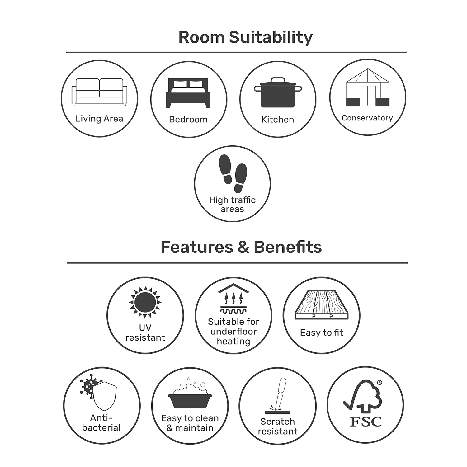 EGGER HOME Light Luanda Oak 8mm Laminate Flooring - Image 4