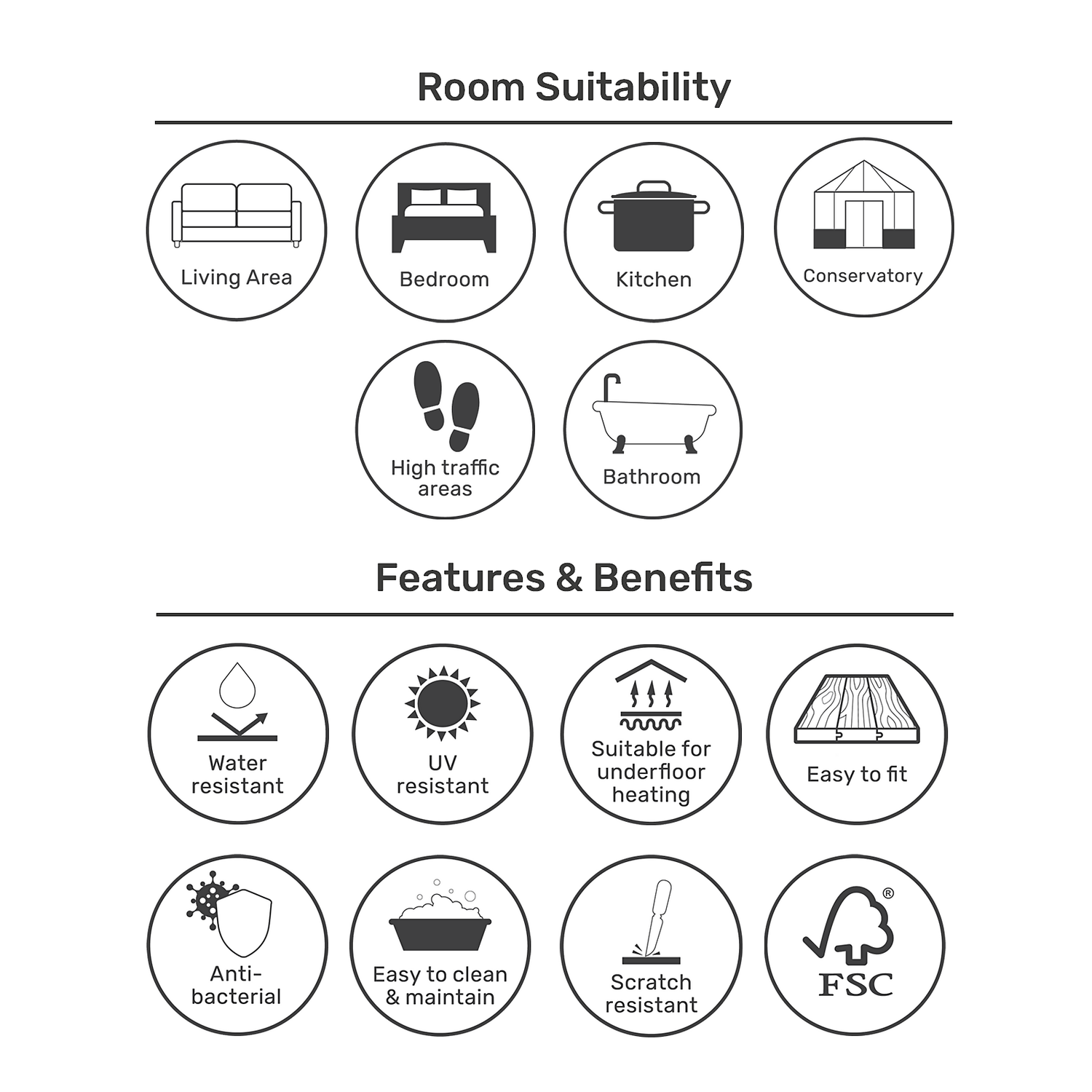 EGGER HOME Light Redmond Oak 8mm Aqua+ Laminate Flooring - Image 4