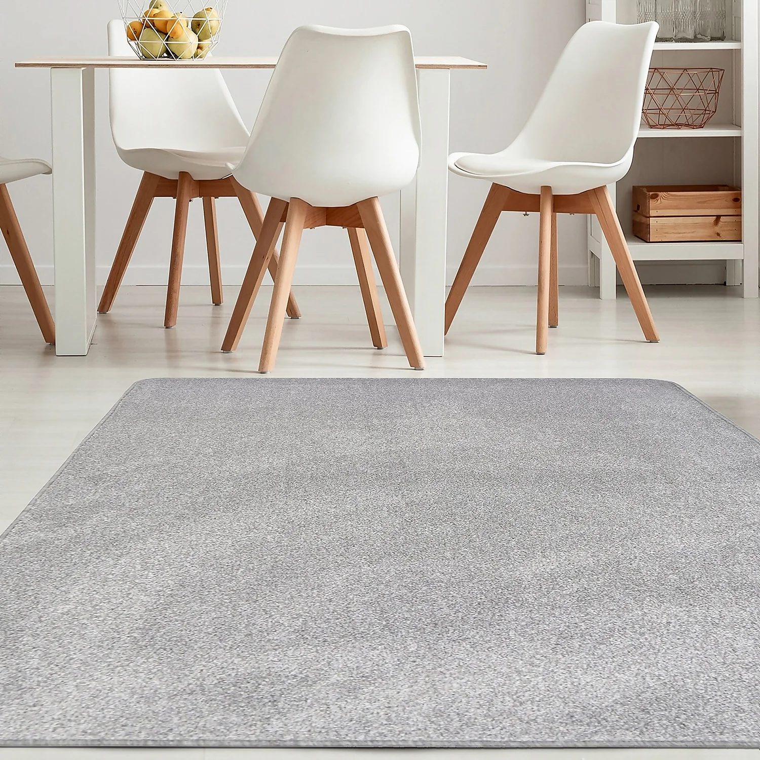 Relay Rug - Light Grey - 100x150cm - Image 3