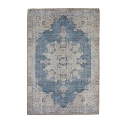 Opal Medallion Rug Navy 135x195cm