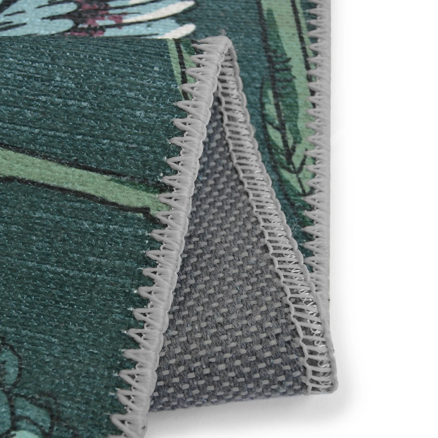 Opal Botanical Rug - Bottle Green - 135x195cm - Image 5