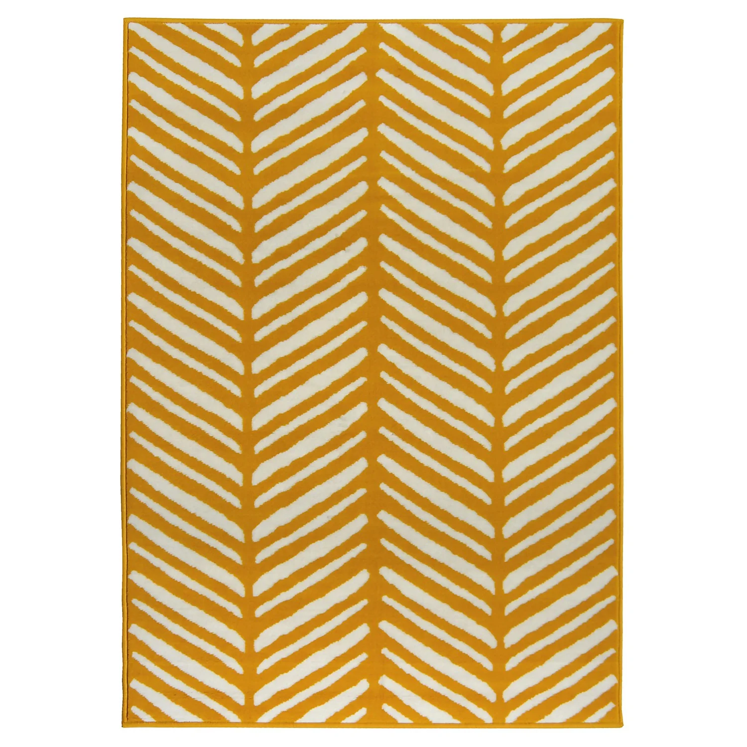 Herringbone Rug - Ochre - 120x170cm