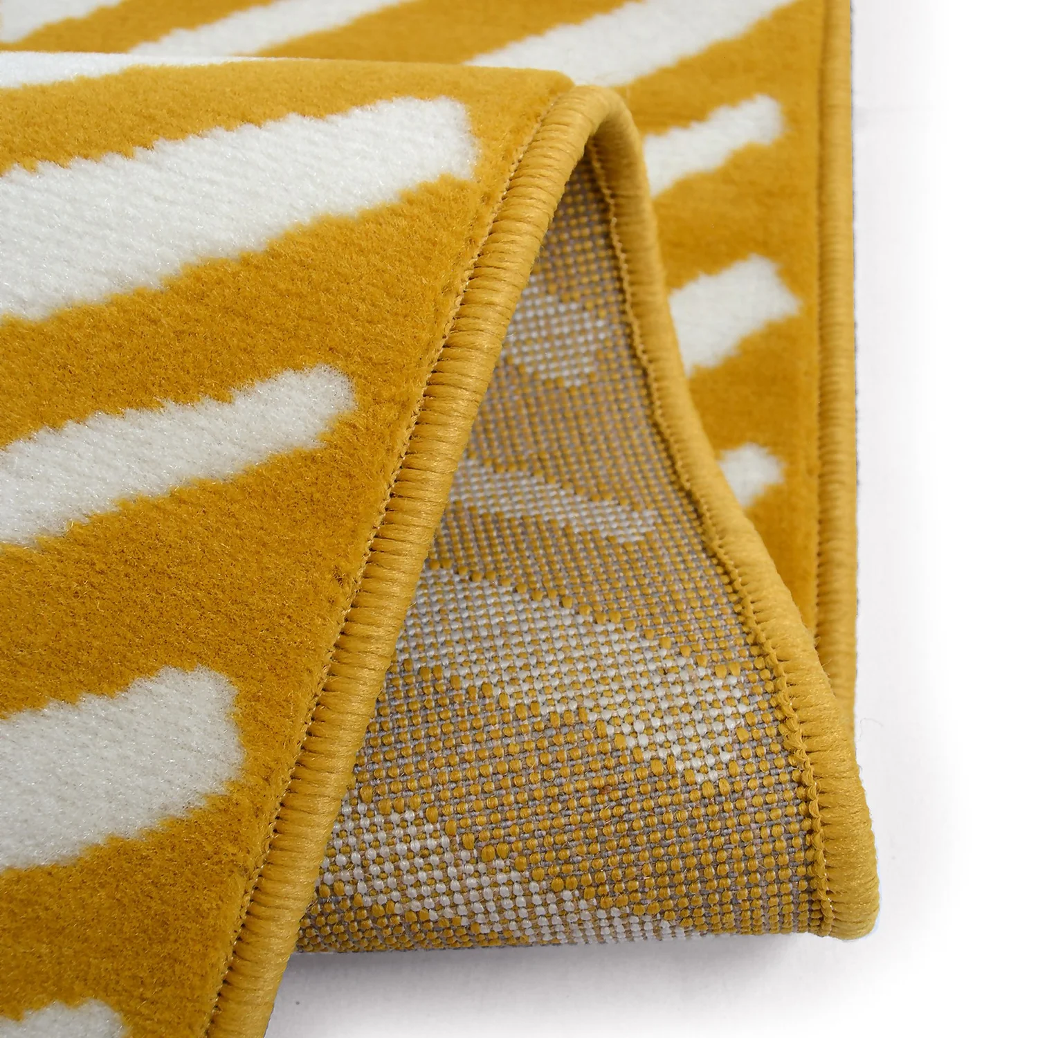 Herringbone Rug - Ochre - 120x170cm - Image 4