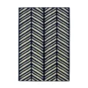 Herringbone Rug - Navy - 160x230cm