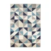 Creation Venus Geometric Rug - Teal - 120/170
