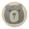 Bear Rug - Grey - 120cm