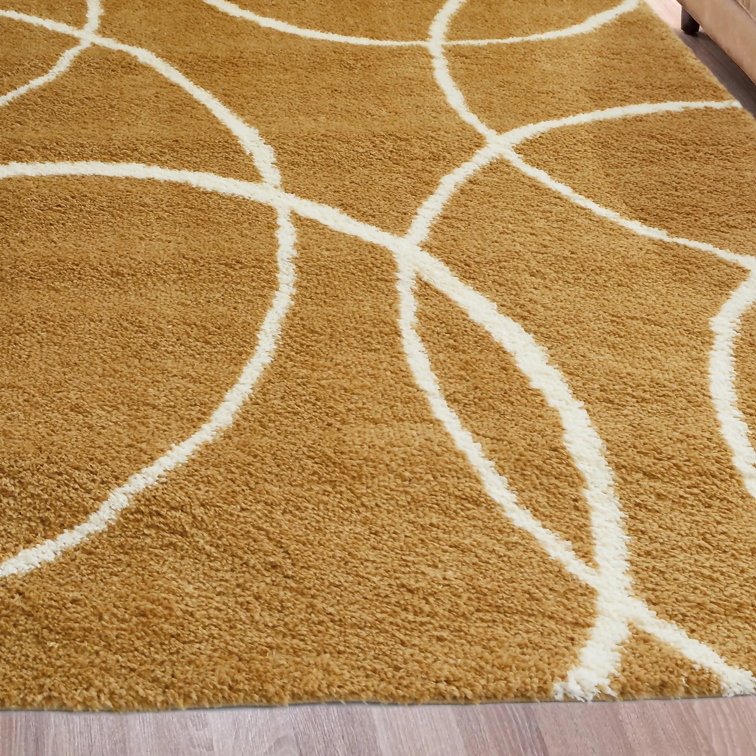 Snug Bubbles Rug - Yellow & Ivory - 120x170cm - Image 2