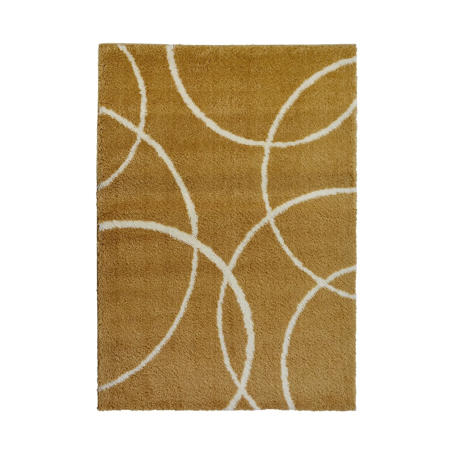 Snug Bubbles Rug - Yellow & Ivory - 120x170cm