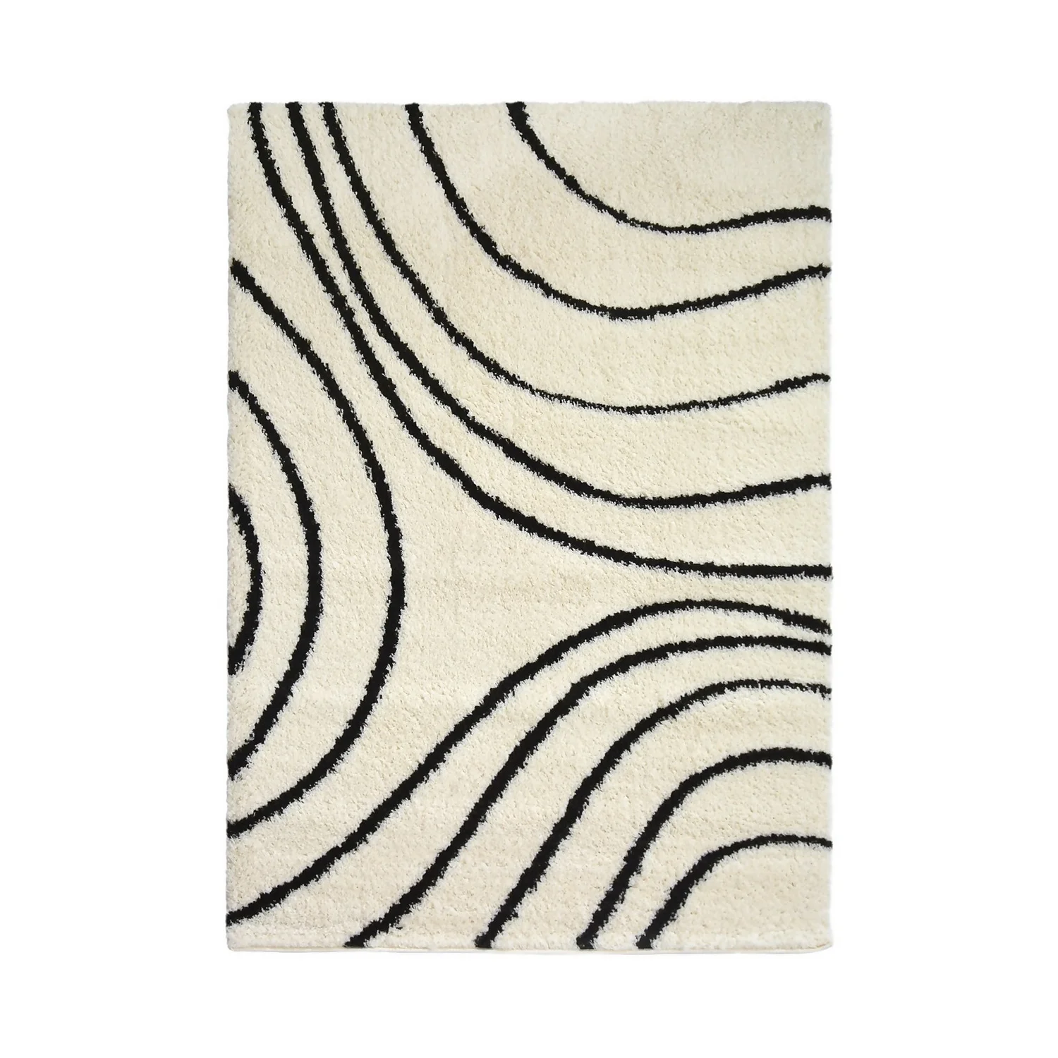 Snug Isobar Rug - Ivory & Black - 120x170cm