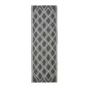 County Diamonds Indoor/Outdoor Rug - Silver - 67x200cm
