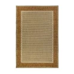 Denver Border Indoor/Outdoor Rug - Latte - 120x170cm