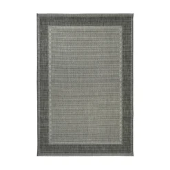 Denver Border Indoor/Outdoor Rug - Grey - 200x290cm